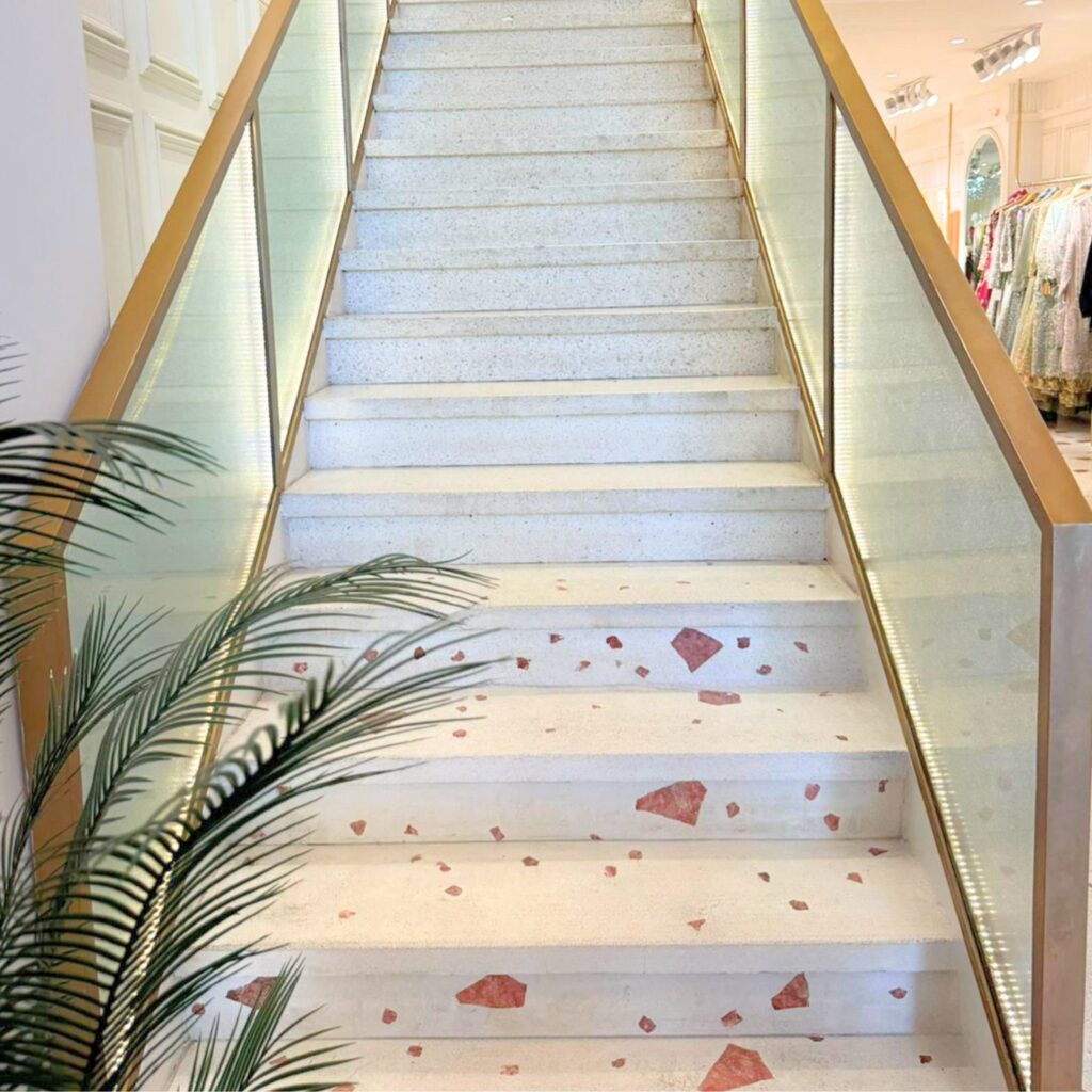 terrazzo stairs steps